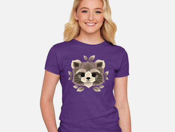 Raccoon Of Leaves