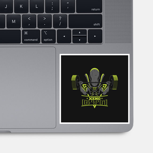 Xeno Gym-none glossy sticker-jrberger