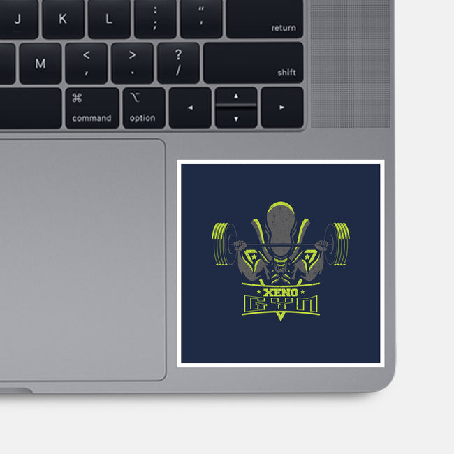 Xeno Gym-none glossy sticker-jrberger