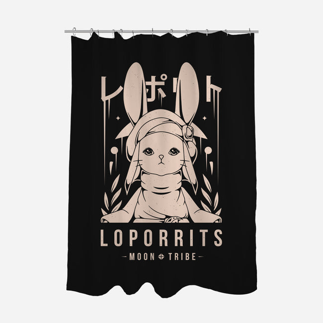 Loporrits Moon Tribe-none polyester shower curtain-Alundrart