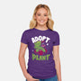 Adopt A Plant-womens fitted tee-Nemons