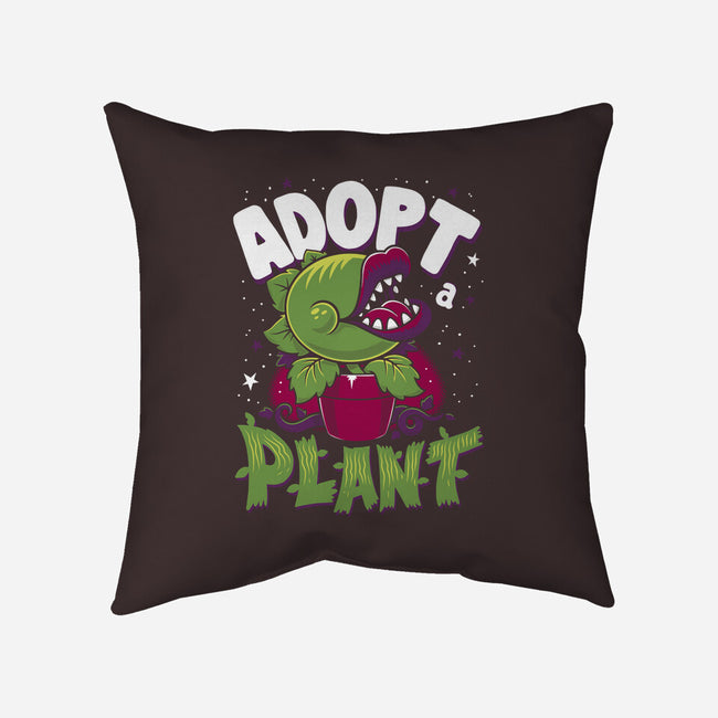 Adopt A Plant-none removable cover throw pillow-Nemons