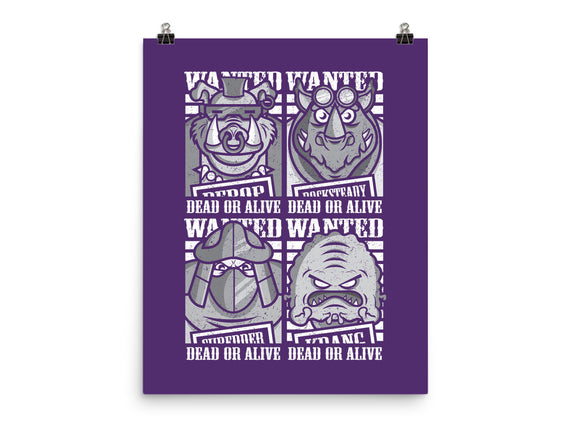 TMNT's Most Wanted