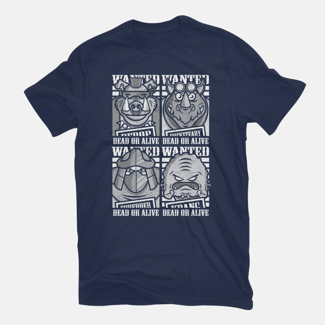TMNT's Most Wanted-mens basic tee-jrberger