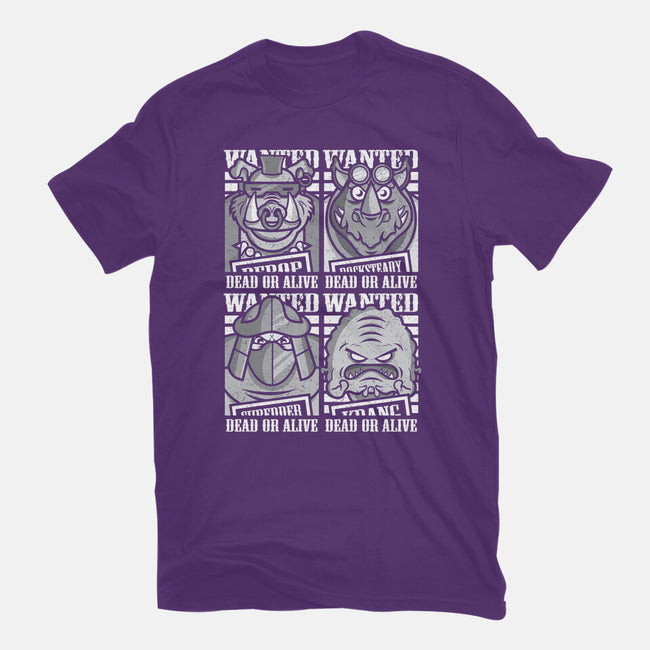 TMNT's Most Wanted-youth basic tee-jrberger