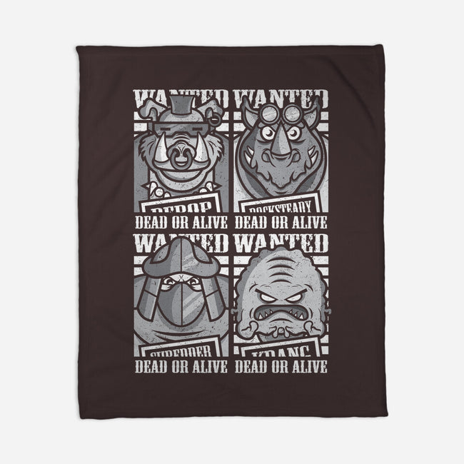 TMNT's Most Wanted-none fleece blanket-jrberger