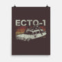 Retro Ecto-1-none matte poster-fanfreak1