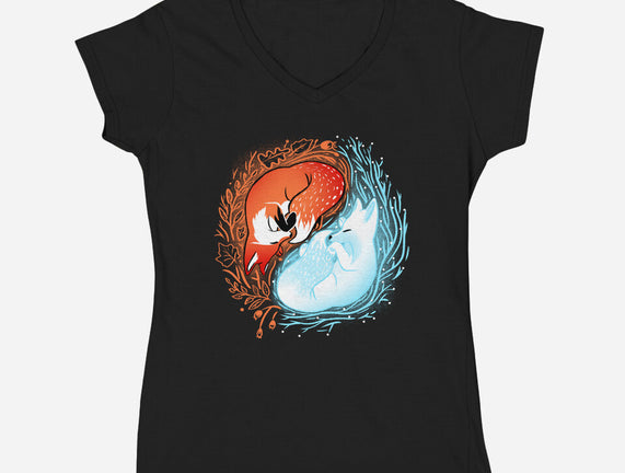 Autumn And Winter Fox