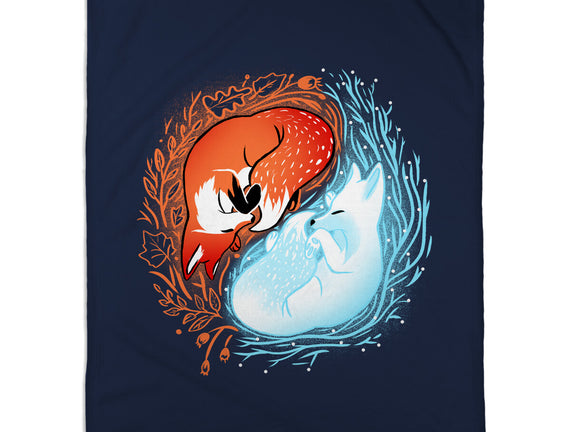 Autumn And Winter Fox
