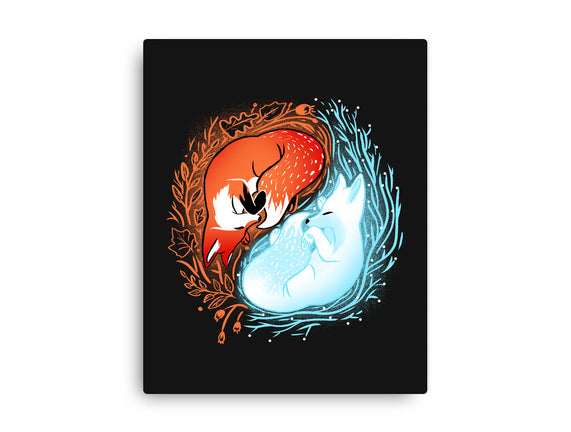 Autumn And Winter Fox