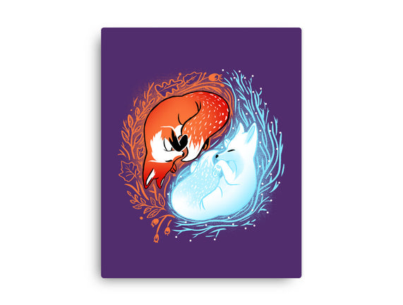 Autumn And Winter Fox