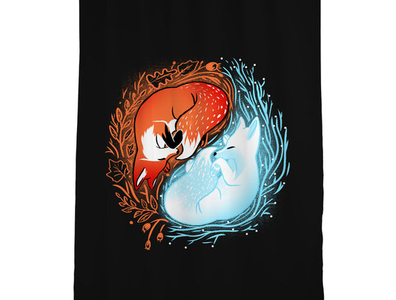 Autumn And Winter Fox