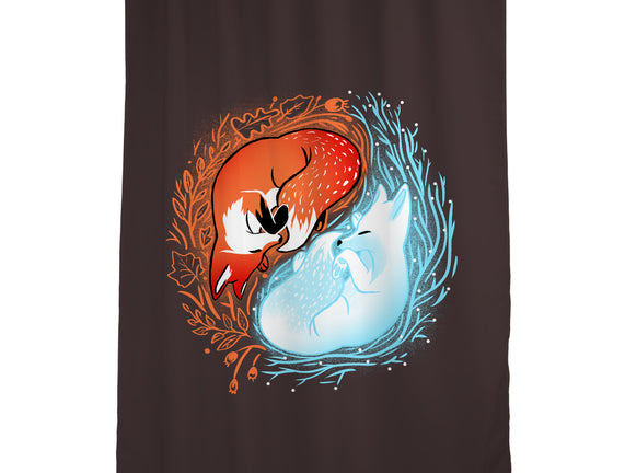 Autumn And Winter Fox