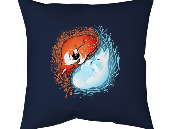 Autumn And Winter Fox