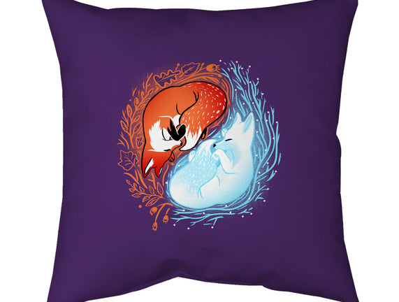 Autumn And Winter Fox