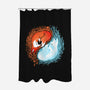 Autumn And Winter Fox-none polyester shower curtain-IKILO