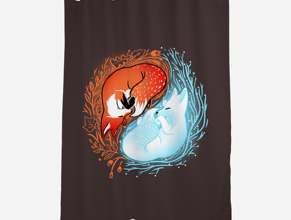 Autumn And Winter Fox
