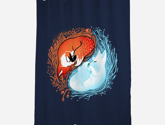 Autumn And Winter Fox