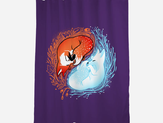 Autumn And Winter Fox