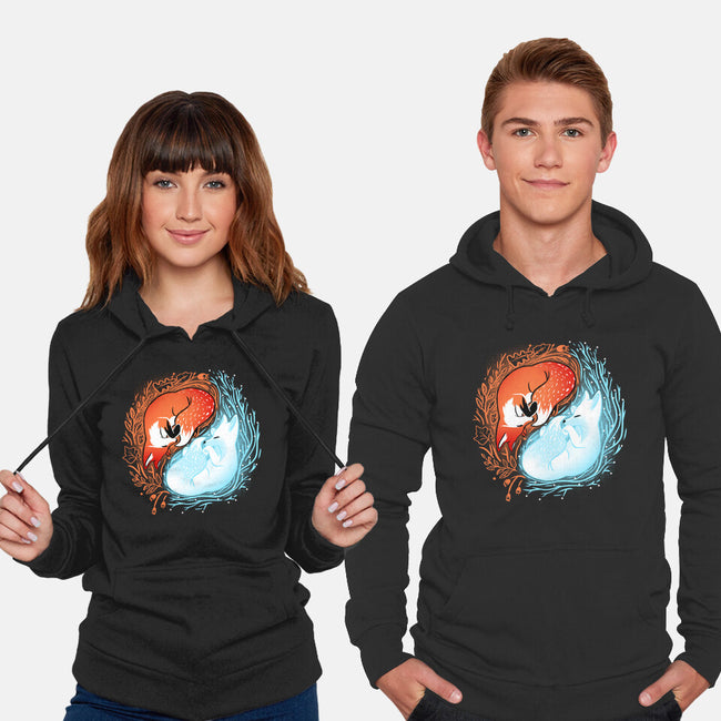 Autumn And Winter Fox-unisex pullover sweatshirt-IKILO