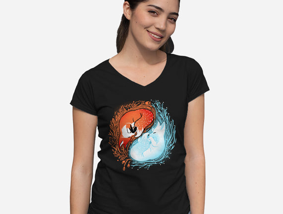Autumn And Winter Fox
