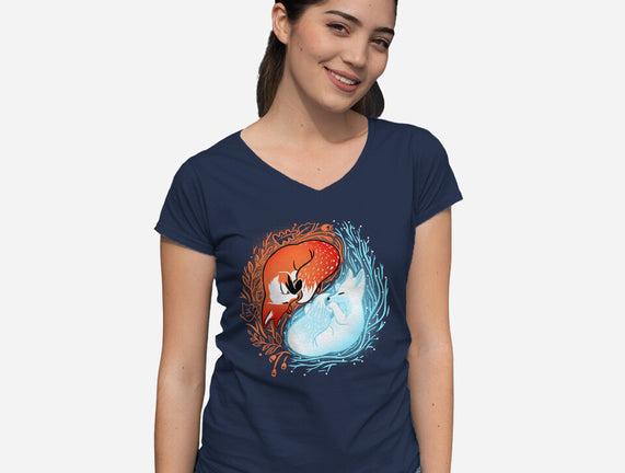 Autumn And Winter Fox
