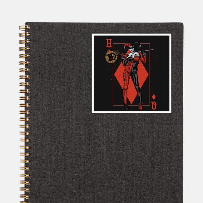 The Queen Of Gotham-none glossy sticker-Six Eyed Monster