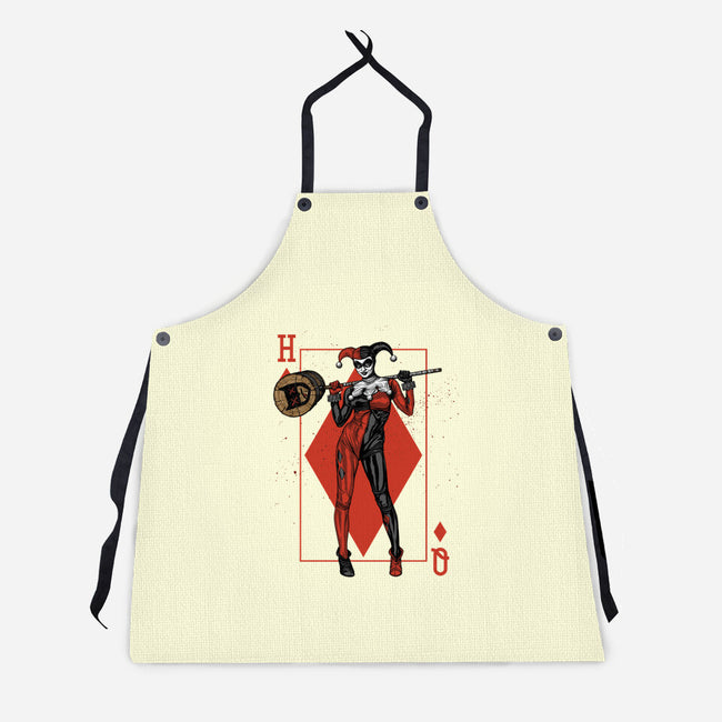 The Queen Of Gotham-unisex kitchen apron-Six Eyed Monster