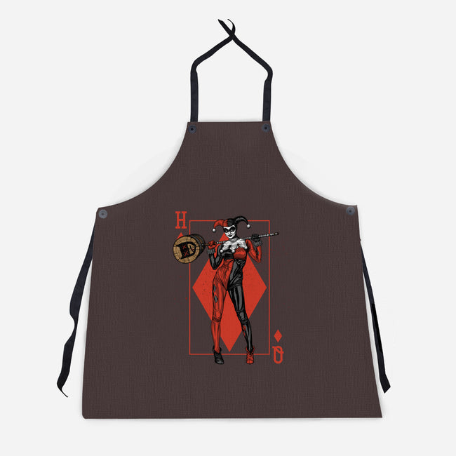 The Queen Of Gotham-unisex kitchen apron-Six Eyed Monster
