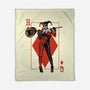 The Queen Of Gotham-none fleece blanket-Six Eyed Monster