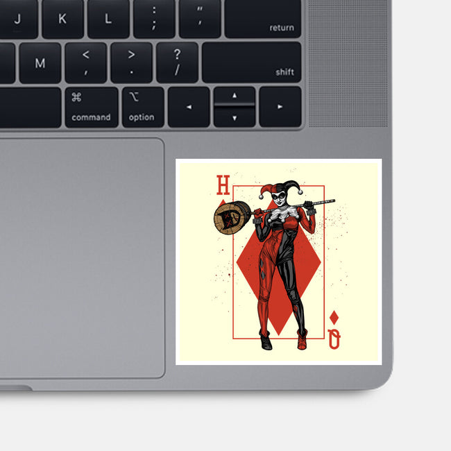 The Queen Of Gotham-none glossy sticker-Six Eyed Monster