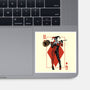 The Queen Of Gotham-none glossy sticker-Six Eyed Monster