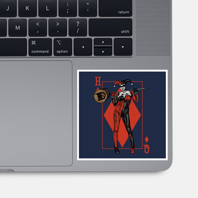 The Queen Of Gotham-none glossy sticker-Six Eyed Monster