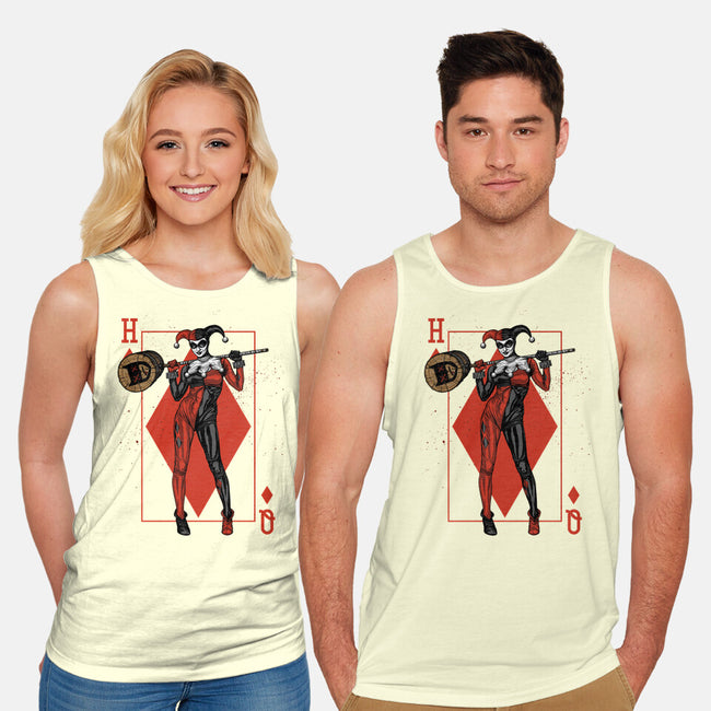The Queen Of Gotham-unisex basic tank-Six Eyed Monster