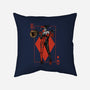 The Queen Of Gotham-none removable cover w insert throw pillow-Six Eyed Monster