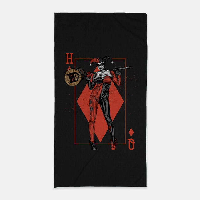 The Queen Of Gotham-none beach towel-Six Eyed Monster