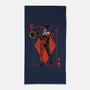 The Queen Of Gotham-none beach towel-Six Eyed Monster