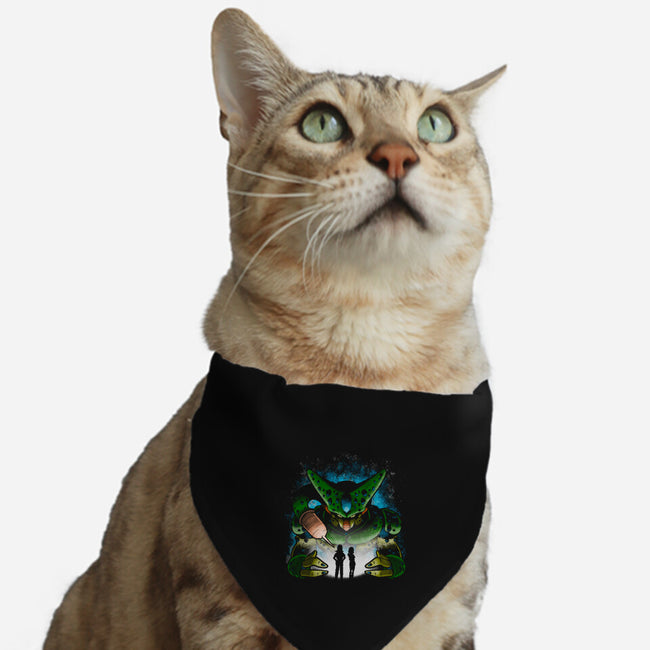 Cell-cat adjustable pet collar-trheewood