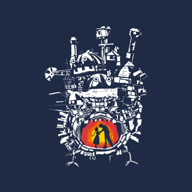 Howl's Castle-none polyester shower curtain-RamenBoy