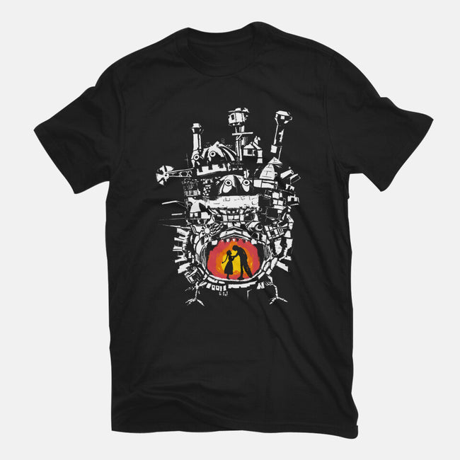 Howl's Castle-mens premium tee-RamenBoy