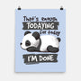 Enough Todaying-none matte poster-NemiMakeit