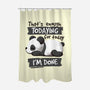 Enough Todaying-none polyester shower curtain-NemiMakeit
