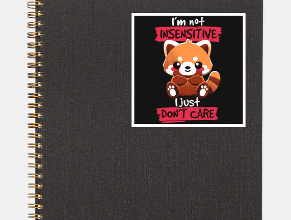 Insensitive Red Panda