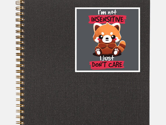 Insensitive Red Panda