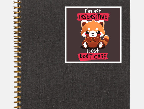Insensitive Red Panda