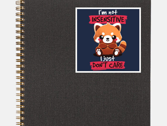 Insensitive Red Panda