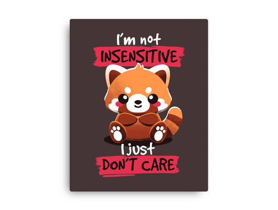 Insensitive Red Panda