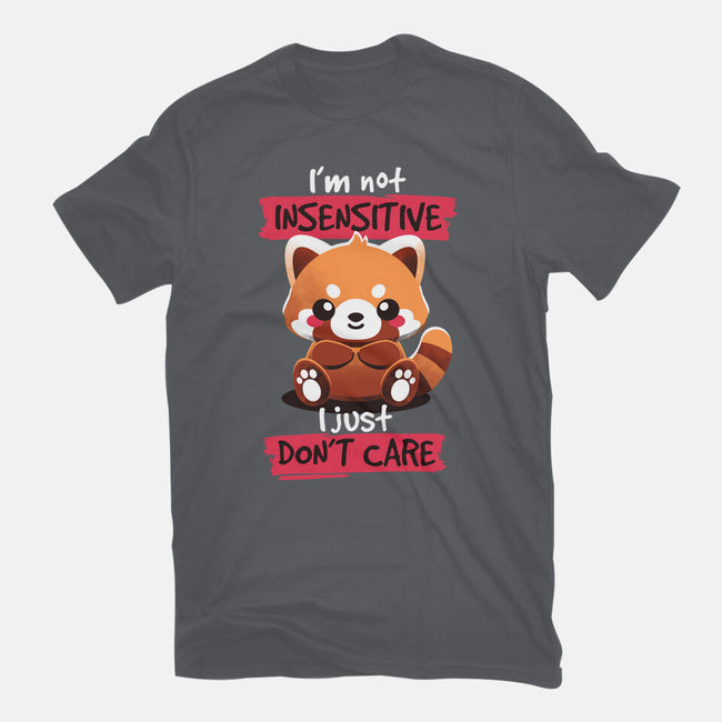 Insensitive Red Panda-mens basic tee-NemiMakeit