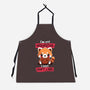 Insensitive Red Panda-unisex kitchen apron-NemiMakeit