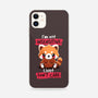 Insensitive Red Panda-iphone snap phone case-NemiMakeit